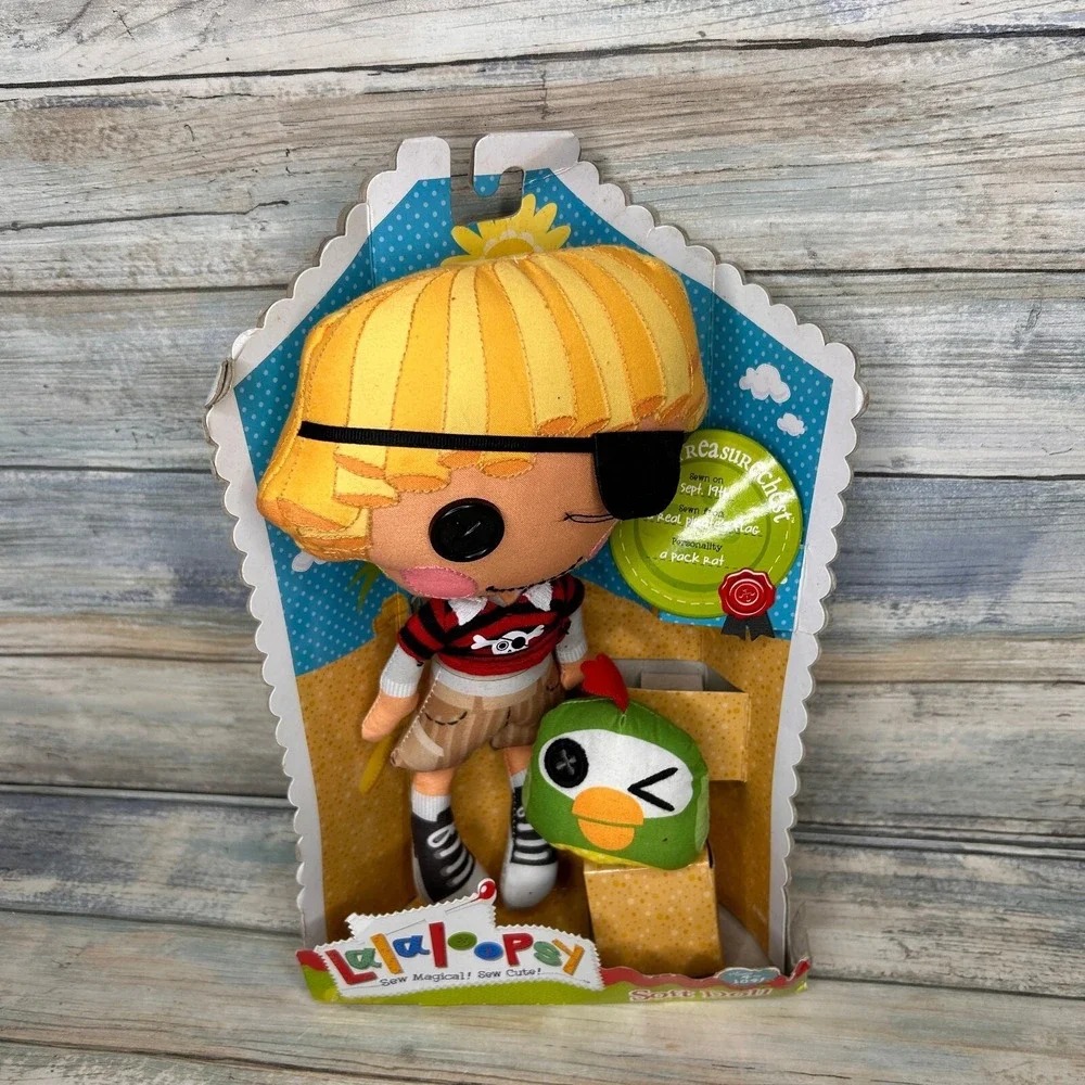 Lalaloopsy Soft Doll Pirate Patch Treasure chest Boy Plush Stuffed
